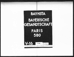 Die Ausstellung eines Passes nach Bayern für den Leibjäger Kreutzer des Prinzen Arnulf
