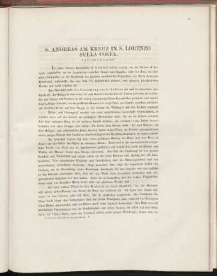 S. Andreas am Kreuz in S. Lorenzo Sulla Costa.