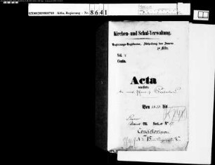 Die evangelische Pfarre zu Seelscheid Bd. 1