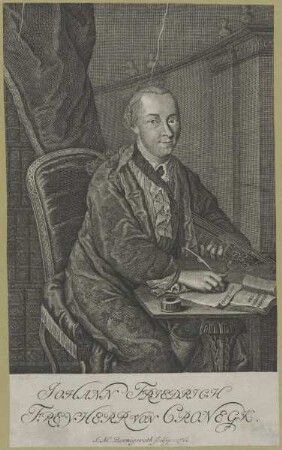 Bildnis des Johann Friedrich von Cronegk