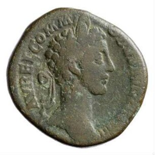 Münze, Sesterz, 179 n. Chr.