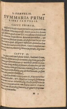 Summaria Primi Libri Samuelis.