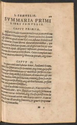 Summaria Primi Libri Samuelis.