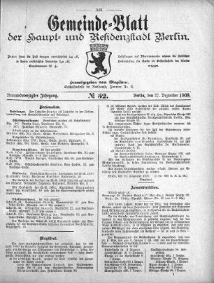 1908,52: No. 52, 27. Dezember 1908