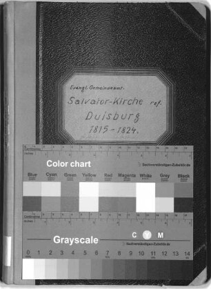Salvatorkirche (reformiert): Trauungen 1815 - 1824