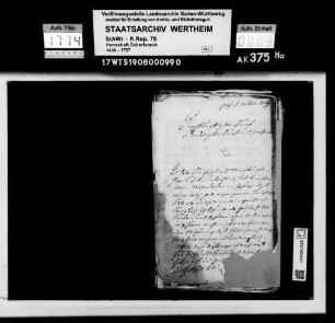 Den zwanzigsten Pfennig auf die im französischen besetzten Territorium liegenden fürstlich löwensteinischen Güter