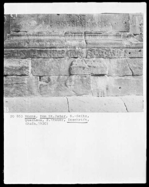 Bauinschrift