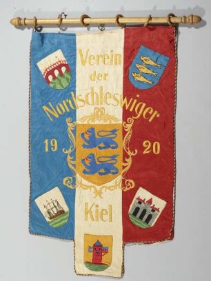Banner des Vereins der Nordschleswiger