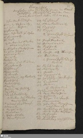 Verzeichnis der freyen oder Erbkretzschmars im Markgrafthum Oberlausitz, nach den Cammer Procurat Acten [...]