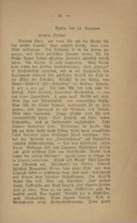 Berlin, den 14. Dezember 1901