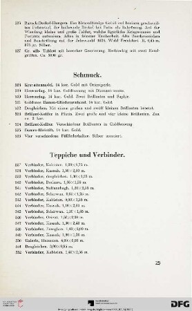 Teppiche und Verbinder (Nr. 537-601)