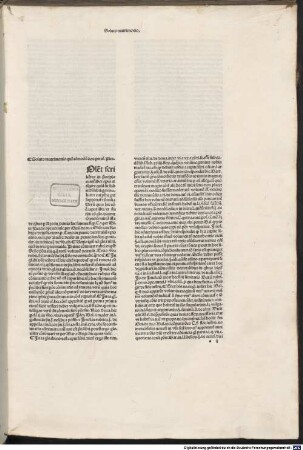 Lectura super prima et secunda parte Infortiati : [1-4], [1]