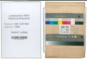 Entnazifizierung Ludwig Alsdorf , geb. 08.08.1904 ()