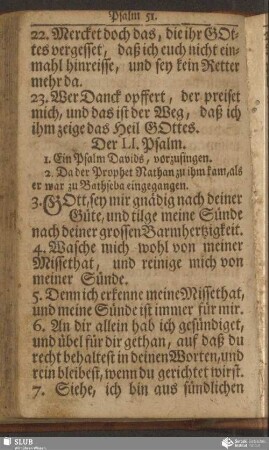 Der LI. Psalm