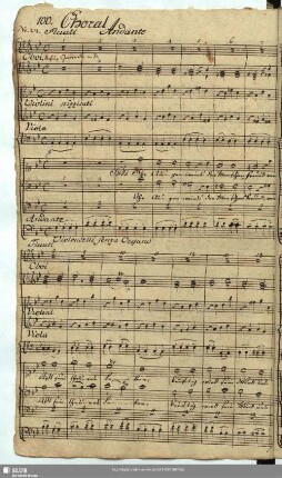 Choral: Ihr Augen weint