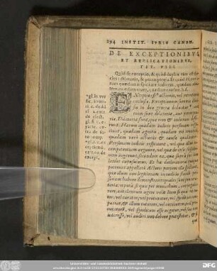 De Exceptionibus, Et Replicationibus, Tit. VIII.