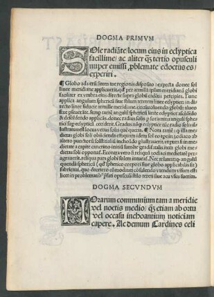 Dogma Primum