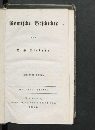 Theil 2: Römische Geschichte