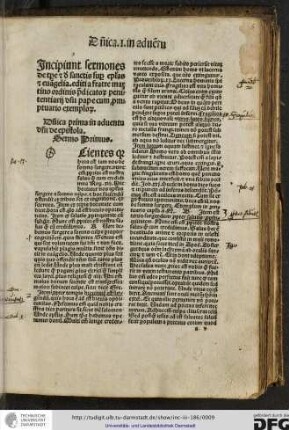 Incipiunt sermones de tempore et de sanctis super epistolas et evangelia, editi a fratre Martino ordinis PRedicatorum penitentiarii domini pape cum promptuario exemplorum.