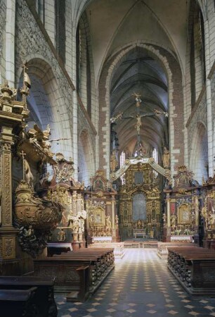 Stadtanlage, Katholische Kirche Corpus Christi, Krakau, Polen