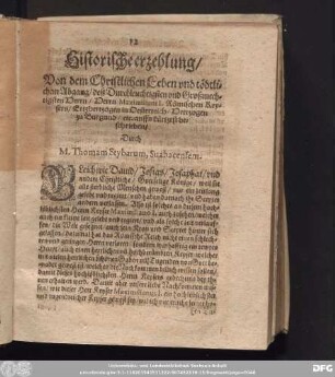 [Vom Leben und Sterben/ Maximiliani I. Römischen Keysers.]