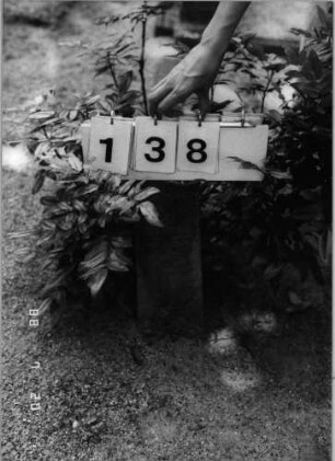 Grabstein 138 Zustand: Fragment mit völligem Textverlust: Grabstein 138