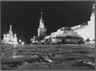 Roter Platz, Moskau bei Nacht