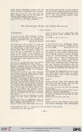 Die Straubinger Kultur der frühen Bronzezeit