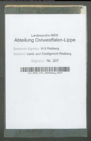 Erblasser: Ewerd, Johann: Testament