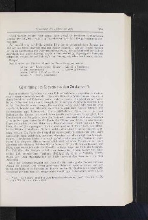Gewinnung des Zuckers aus dem Zuckerrohr.