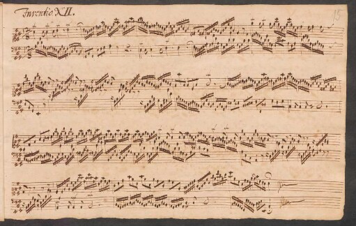Inventionen; cemb; A-Dur; BWV 783