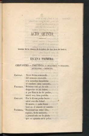 Acto quinto