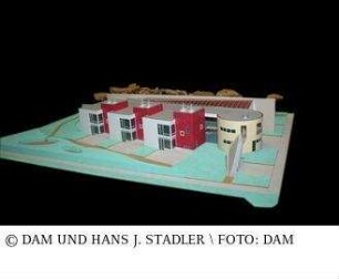 Kindertagesstätte Kalbach-Nord - Modell des Gesamtgebäudes mit Umgebung