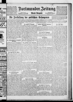 Dortmunder Zeitung. 1874-1939