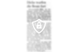 Diebe warfen die Beute fort
