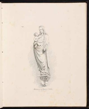Suppl. 9. Madonna am Hause No. 1308, in der Hirschelgasse. - Hirschelgasse, Nürnberg, Hausfigur