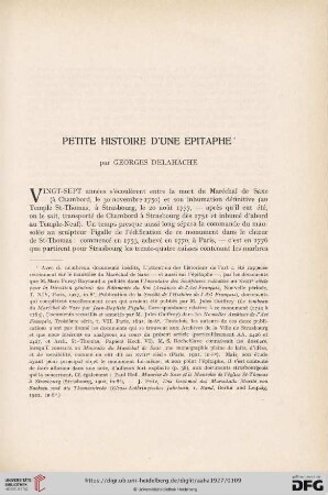 6: Petit histoire d´une epitaph