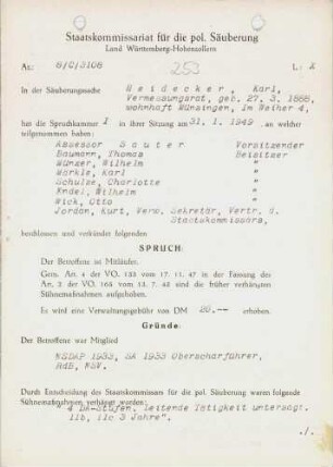 Heidecker, Karl