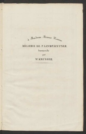 No. 2: Mèlodie