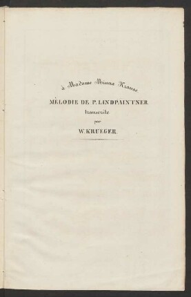 No. 2: Mèlodie