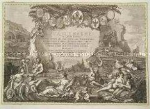 Grand Atlas . Bl. 73: L'Allemagne en LXXXI Feuilles Composée Suivant Les Plus Nouvelles Observations Et Des Sinée D'Après Les Meilleures Cartes Geopgraphiques Des Cabinets Qui Sont En Partie Gravées, Et En Partie Encore Dessinées.