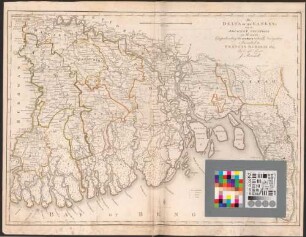 The Delta Of The Ganges ; with the Adjacent Countries on the East: comprehending the southern inland Navigation : [Gewidmet] Francis Russel Esq.