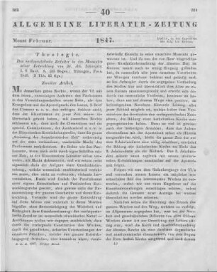 Schwegler, A.: Das nachapostolische Zeitalter in den Hauptmomenten seiner Entwicklung. Bd. 1-2. Tübingen: Fues 1846