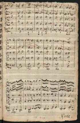 Ich preise dich Herr denn du hast mich erhöret; V (5), strings, bc