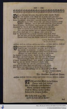 Traur- und Trost-Schrifften.