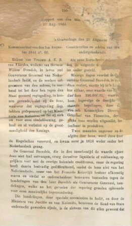 251. Rapport van den Min. van Kolonien Baud, 10 Aug. 1844