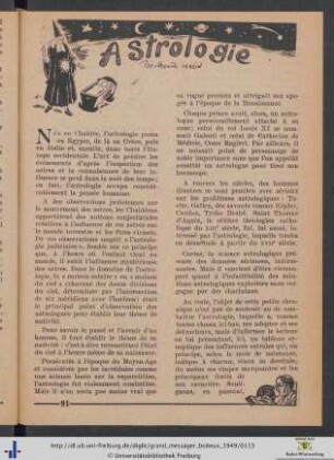 Astrologie.