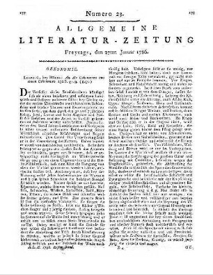[Anton, K. G.]: An die Oekonomen, von einem Oekonomen. Leipzig: Böhme 1786
