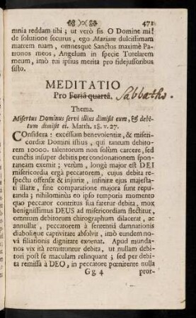471-481, Meditatio Pro Sabbatho; ...