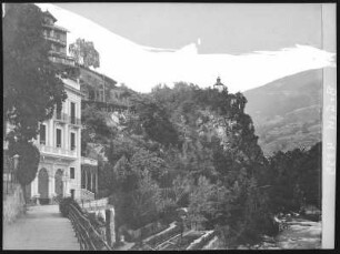 Meran. Gilfpromenade und Zenoburg